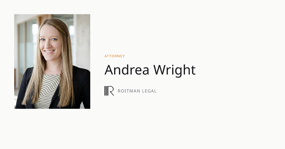 Andrea Wright, Attorney | Roitman Legal